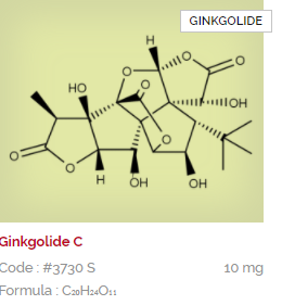 Extrasynthese Ginkgolide C Botanical Reference Material
